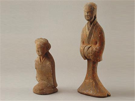  彩绘女陶俑 西汉（前206-公元8年）